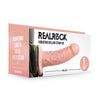 REALROCK Hollow Vibrating Strap-on - 15.5 cm