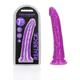 REALROCK 18 cm Slim Dong Glow in the Dark - Neon Purple