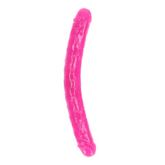 REALROCK 38 cm Double Dong Glow - PINK GLOW
