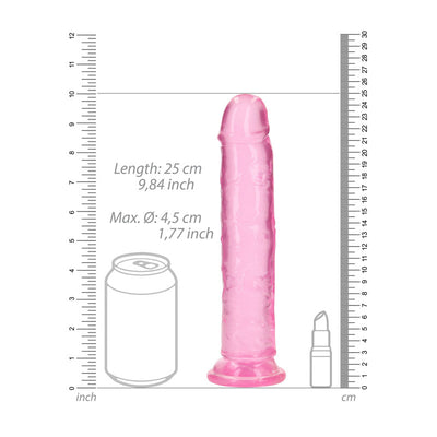 REALROCK Straight Dildo - 25 cm (10'') Dong PINK