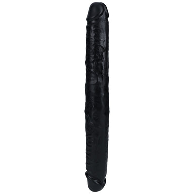 REALROCK 35cm Thick Double Dildo - Black