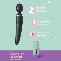 Satisfyer Wand-er Woman Black