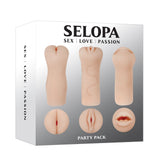 Selopa PARTY PACK 3 Piece Stroker Set - Light