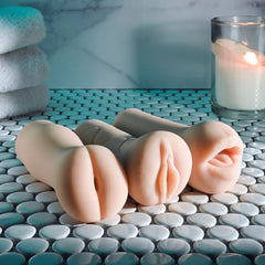 Selopa PARTY PACK 3 Piece Stroker Set - Light
