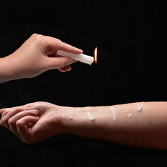 LaCire Drip Pillar Candles - white