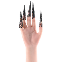 Metal Sensory Fingertips 5 pc set - Black