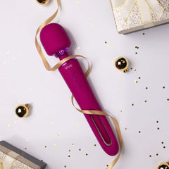 VIVE Kiku Double End Wand & Vibrator - Pink