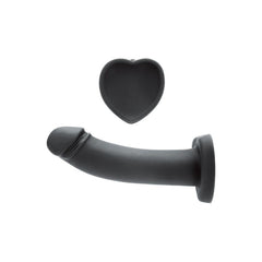 WhipSmart Heartbreaker 7'' Heart Base Dildo Black