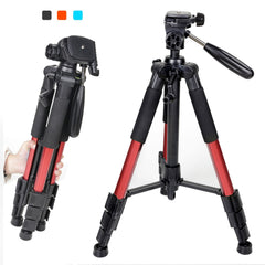 Professional grade portable aluminum tripod for SLR camera