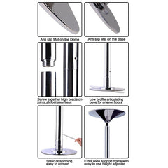 Pole dance set with fixed & spinning function