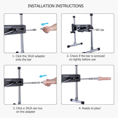 Hismith Adaptor to use 3XLR 3 prong toys on an HS-06 with KlicLok connection