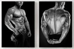 Sexy fitness photography printed on canvas. Choose from 5 images.