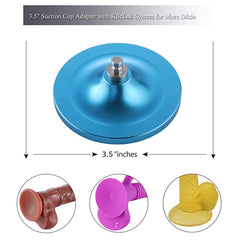 Hismith Accessory HSC24 suction cup dildo adaptor Blue medium