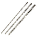 Stainless steel urethral sounds. Straight shaft.