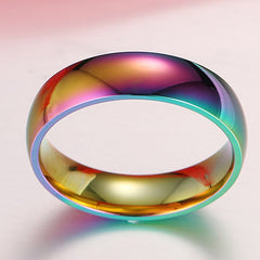 Ring LGBT Pride Unisex rainbow ring - 9 sizes