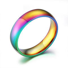 Ring LGBT Pride Unisex rainbow ring - 9 sizes