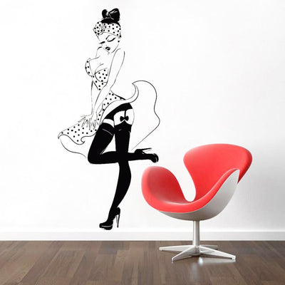 Wall silhouette sticker made of PVC. Image 27