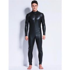 Latex bodysuit, men. Wet look
