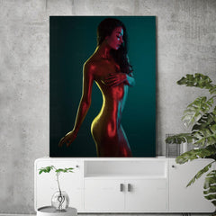 Sultry Latina. Portrait printed to canvas 2 in a series of 5