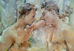 Imminent. Oil painting printed on canvas