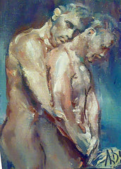 Need. Oil painting printed on canvas