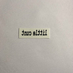 Temporary waterproof tattoos for BDSM slaves "Little Cunt"