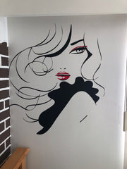 Wall silhouette sticker made of PVC. Image 28