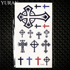 Temporary tattoos Women or Men SMALL assorted selection No. 2