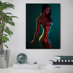 Sultry Latina. Portrait printed to canvas 2 in a series of 5