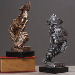 Shhh... Resin statues for desktop, dresser or living room