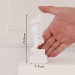 Shhh... Resin statues for desktop, dresser or living room