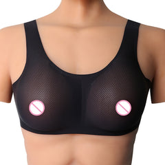 Halter top bra and breast insert set