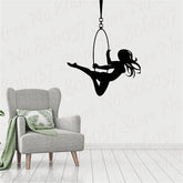 Wall silhouette sticker made of PVC. Image 24