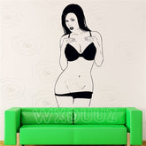 Wall silhouette sticker made of PVC. Image 17
