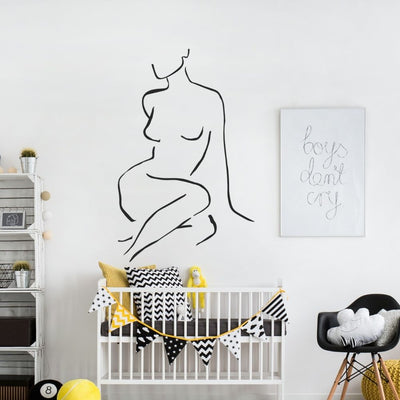 Wall silhouette sticker made of PVC. Image 12