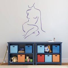 Wall silhouette sticker made of PVC. Image 12