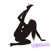 Wall silhouette sticker made of PVC. Image 11