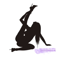 Wall silhouette sticker made of PVC. Image 11