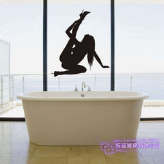 Wall silhouette sticker made of PVC. Image 11