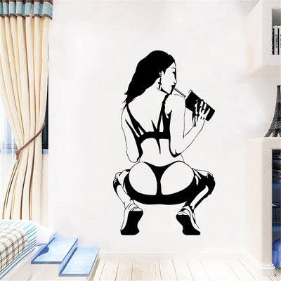 Wall silhouette sticker made of PVC. Image 5
