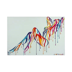 Sexy Girl 1 of 2 Pop Art work printed on canvas