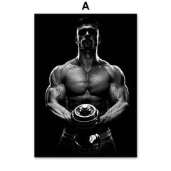 Sexy fitness photography printed on canvas. Choose from 5 images.