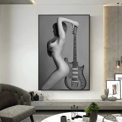 Modern depiction of the female form with a musical flavour. Part 2 of a 3 part series