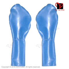 Latex fisting gloves. Mid wrist length. Range of sizes