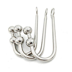 Stainless Steel Anal Hook 230mm with double ball end