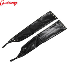 Latex fingerless gloves, elbow length by Candyway