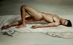 Restless. Oil painting printed on canvas