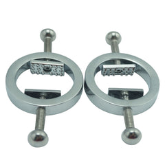 Nipple clamps in stainless steel adjustable