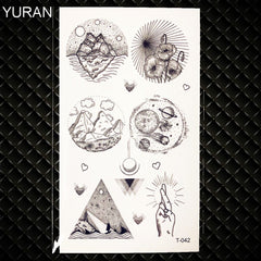 Temporary tattoos Women or Men SMALL assorted selection No. 2