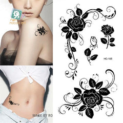 Temporary tattoos Women SMALL assorted selection No. 3
